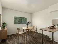 Staged dining area at The Forté Apartments, Phoenix AZ