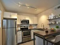 Updated kitchen with stainless appliances at Hampton on 27th, Phoenix AZ