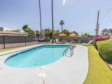 Resort-style swimming pool at Hampton on 27th, Phoenix AZ